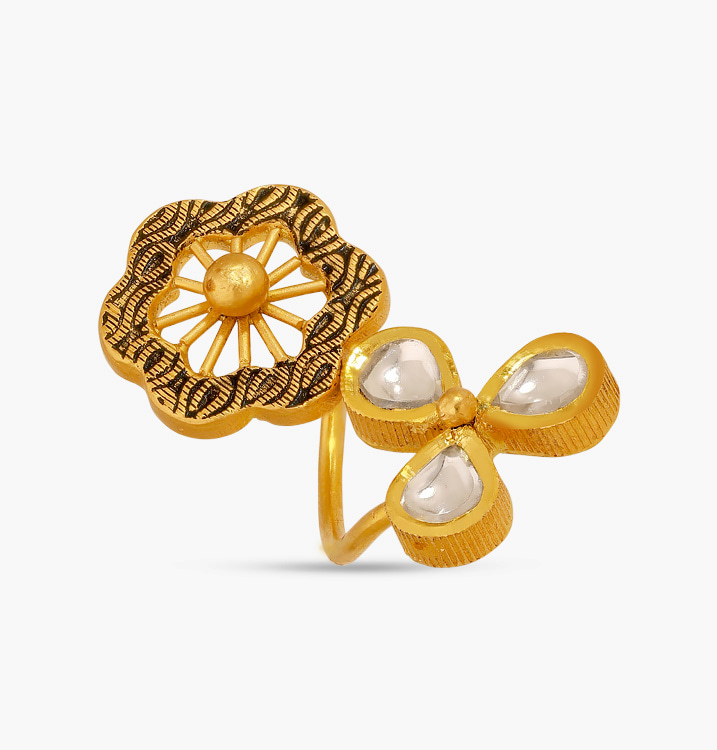The Flower Tucked Ring